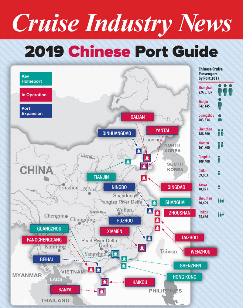 2019 China Port Map