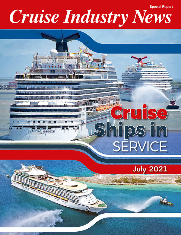 Cruise Ships in Service (July 2021)
