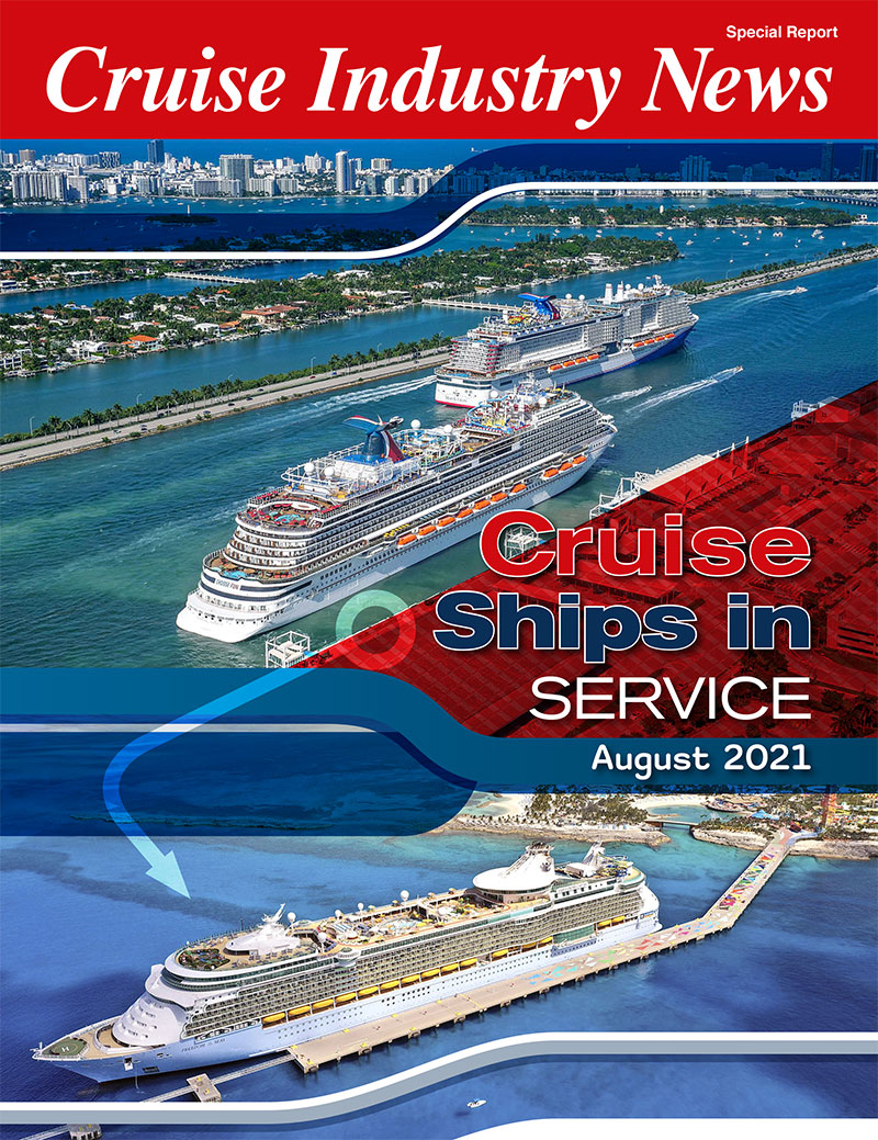 Cruise Ships in Service (August 2021)